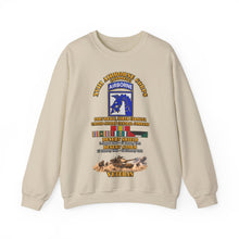 Load image into Gallery viewer, Crewneck Sweatshirt - XVIII Airborne Corps Desert Storm Ribbons - with Scene - 3D - Transparent
