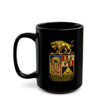 Load image into Gallery viewer, Black Mug  (15oz) - Army - 10th Cavalry Regiment - BUffalo Soldiers - COA - Ready and Forward - 3D Enhanced
