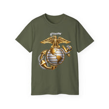Load image into Gallery viewer, Unisex Ultra Cotton Tee - Emblem - USMC - Eagle Globe Anchor - 3d enhanced
