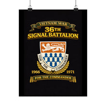 Load image into Gallery viewer, Matte Poster - 36th Signal Battalion Vietnam War tribute

