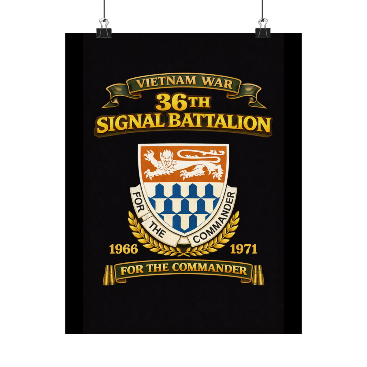 36th Signal Battalion Poster | Vietnam War Military Tribute Art – MIP ...