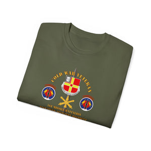 Unisex Ultra Cotton Tee - Cold War Vet - 1st Missile Bn, 81st Artillery 56th Artillery Group - Neu-Ulm Germany - Firing Missile  w COLD SVC