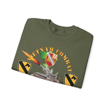 Load image into Gallery viewer, Crewneck Sweatshirt – Army - Charlie Battery.2nd Battalion,17th Field Artillery - w  1st Cavalry Div - M110 8in SP - Vietnam Vet w VN SVC X 300
