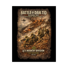 Load image into Gallery viewer, Matte Poster - 4th Infantry Division - Battle of Dak To - 1967
