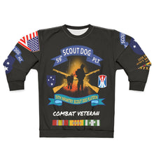 Load image into Gallery viewer, Army Vietnam Veteran Unisex Sweatshirt - 59th Infantry Scout Dog Platoon

