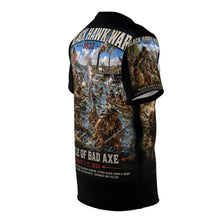 Load image into Gallery viewer, Black Hawk Wars (1832) Tribute Tee - "Struggle for Rock River Country - Illinois and Wisconsin"
