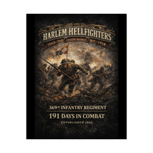 Load image into Gallery viewer, Matte Poster - 369th Infantry Regiment - Harlem Hellfighters charging through chaos
