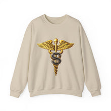 Load image into Gallery viewer, Crewneck Sweatshirt - Army Medical Specialist Corps Branch Insignia - 3D - Enhanced
