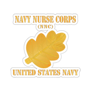 Kiss-Cut Stickers - Navy - Navy Nurse Corps Pin Branch w Txt X 300