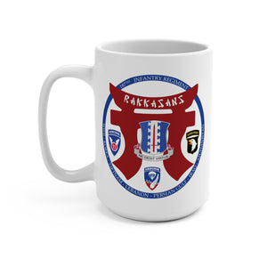 White Mug 15oz - 187th INF Regiment - Rakkasans - Special