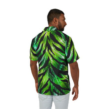 Load image into Gallery viewer, Tropical Zebra Hawaiian Camp Shirt — Glossy All-Over Print
