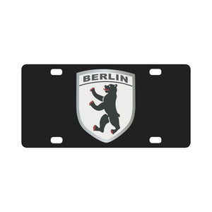 Berlin Bear SSI X 300 Classic License Plate