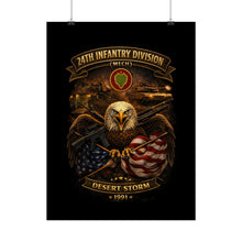 Load image into Gallery viewer, Rolled Posters - 24th Infantry Division - Desert Storm
