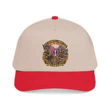 Load image into Gallery viewer, Mid Profile Baseball Cap - Army - 442nd Infantry Regimental Combat Team - 3D - Enhanced with EUR WWII SVC
