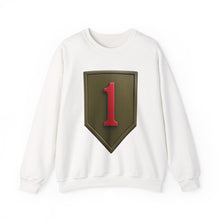 Load image into Gallery viewer, Crewneck Sweatshirt - Army - SSI - 1st Infantry Division wo txt - 3D - Enhanced
