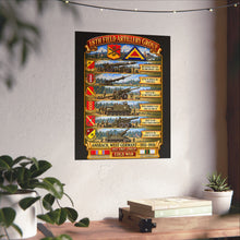 Load image into Gallery viewer, Matte Poster - 18th Field Artillery Group - POSTER - COLD WAR - Germany - 3D - Transparent

