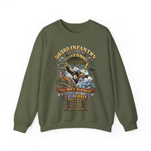 Load image into Gallery viewer, Crewneck Sweatshirt - Army - 503rd Parachute Infantry Regiment - The Rock Regiment - Wars - 3D - Enhanced
