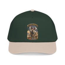 Load image into Gallery viewer, Mid Profile Baseball Cap - Army - Todays Buffalo Soldiers in Iraq - OIF - Cavalrymen at War  w IRAQ SVC - 3D - Enhanced
