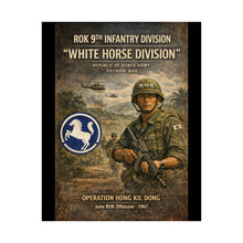 Load image into Gallery viewer, Matte Poster - Korea  - 9th Division - White Horse Division - Korea in Vietnam
