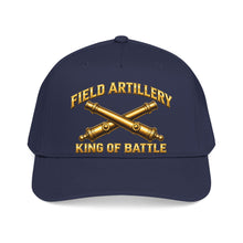 Load image into Gallery viewer, Mid Profile Baseball Cap - Field Artillery - King of Battle - 3D - Enhanced
