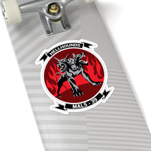 Load image into Gallery viewer, Kiss-Cut Stickers - USMC - Marine Aviation Logistics Squadron 39 - MALS 39 - Hellhounds - wo txt
