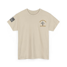 Load image into Gallery viewer, Unisex Heavy Cotton Tee - LRRP - Tip of the Spear with American Flag Sleeve
