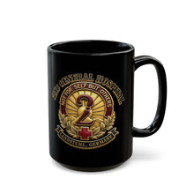 Load image into Gallery viewer, Black Mug  (15oz) - 2nd General Hospital - Landstuhl Germany - Black - 3D - Enhanced
