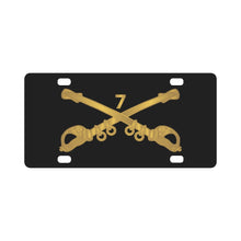 Load image into Gallery viewer, Army - 7th Cavalry Branch wo Txt X 300 Classic License Plate
