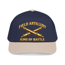 Load image into Gallery viewer, Mid Profile Baseball Cap - Field Artillery - King of Battle - 3D - Enhanced
