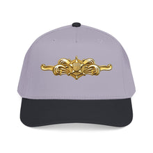 Load image into Gallery viewer, Mid Profile Baseball Cap - USCG - Cutterman - Officer wo txt - 3D - Enhanced
