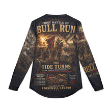Load image into Gallery viewer, First Battle of Bull Run Tribute Long Sleeve Shirt — "There is Jackson standing like a stone wall."
