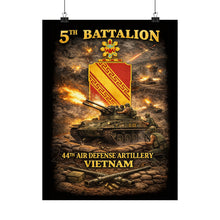 Load image into Gallery viewer, Matte Poster - 5th Bn, 44th Air Defense Artillery - Duster - Vietnam
