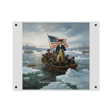 Load image into Gallery viewer, Acrylic Wall Art Panel - Washington Crossing the Delaware duing the Revolutionary War
