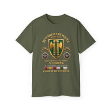 Load image into Gallery viewer, Unisex Ultra Cotton Tee - Army - 18th MP Brigade - V Corps-  COLD SVC - 3d Enhanced X 300
