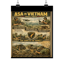 Load image into Gallery viewer, Matte Poster - ASA Vietnam 1961-1973
