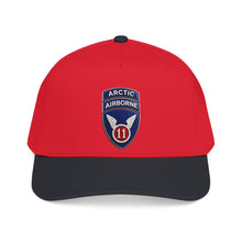 Load image into Gallery viewer, Mid Profile Baseball Cap - 11th Airborne Division w Arctic Tab wo txt - 3D - Enhanced
