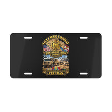 Load image into Gallery viewer, License Plate - Army - Gulf War Combat Vet  - Transportation Corps - 3D - Enhanced

