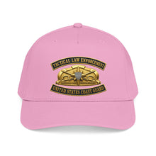 Load image into Gallery viewer, Mid Profile Baseball Cap - USCG - Tactical Law Enforcement w txt - 3D - Enhanced
