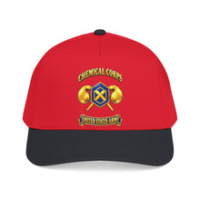 Load image into Gallery viewer, Mid Profile Baseball Cap - Army - Chemical Corps - 3D - Enhanced
