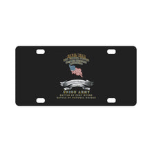 Load image into Gallery viewer, Civil War - 2nd United States Colored Infantry Regiment with USCT Bureau Banner - USA - Battle X 300 Classic License Plate
