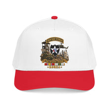 Load image into Gallery viewer, Mid Profile Baseball Cap - Army - 2nd Infantry Division w Br - Ribbon COLD WAR Vet Tab - Korea - 3D - Enhanced
