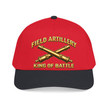 Load image into Gallery viewer, Mid Profile Baseball Cap - Field Artillery - King of Battle - 3D - Enhanced
