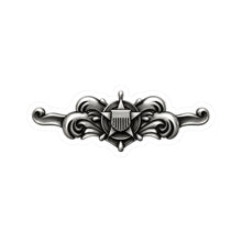 Load image into Gallery viewer, Kiss-Cut Stickers - USCG - Cutterman - Enlisted wo txt - 3D - Enhanced

