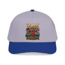 Load image into Gallery viewer, Mid Profile Baseball Cap - Army - VE Day - Victory in Europe Day - End of WWII - 3D - Enhanced
