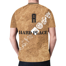 Load image into Gallery viewer, Men&#39;s All Over Print Mesh T-shirt - Between Rock and Hard Place
