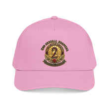 Load image into Gallery viewer, Mid Profile Baseball Cap - 2nd General Hospital - Landstuhl Germany - Black - 3D - Enhanced
