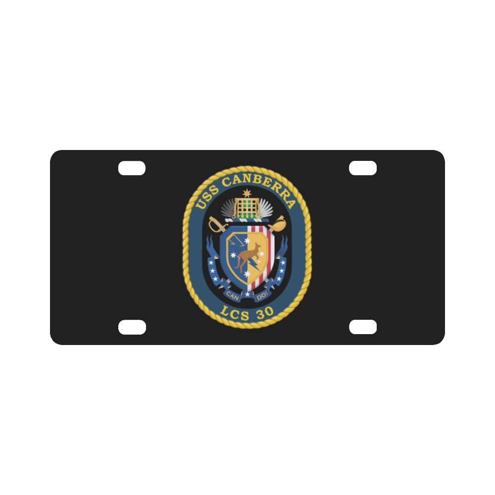 Navy - USS Canberra (LCS-30) wo Txt X 300 Classic License Plate