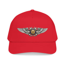 Load image into Gallery viewer, Mid Profile Baseball Cap - USCG - Aviator Badge - Auxiliary wo txt - 3D - Enhanced
