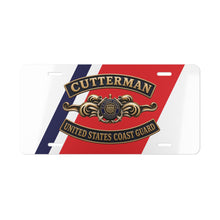 Load image into Gallery viewer, License Plate - USCG - Cutterman - Auxiliary w txt - 3D - Enhanced
