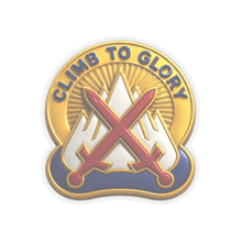 Load image into Gallery viewer, Kiss-Cut Stickers - Army - DUI - 10th Mountain Division wo txt - 3D - Enhanced
